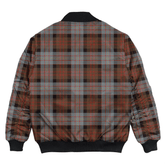 Clan Cameron of Erracht Weathered Tartan Bomber Jacket PV41 Cameron of Erracht Weathered Tartan Tartan Bomber Jacket